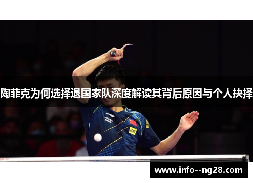 陶菲克为何选择退国家队深度解读其背后原因与个人抉择